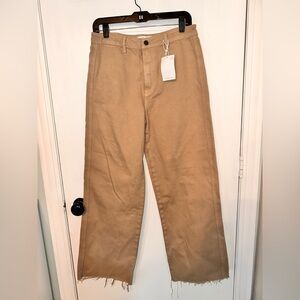 Jaymee Khaki Vintage Wide Leg size 7 by CarlyJean Los Angeles #1716